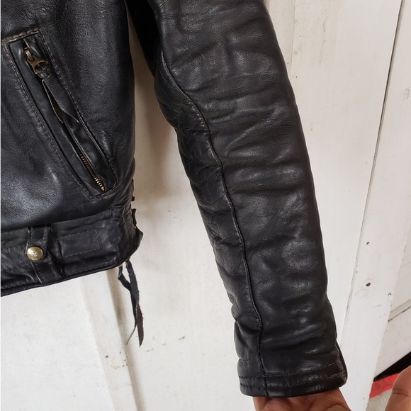 Langlitz Leather Jacket Moto Biker Motorcycle Cascade Horsehide XS S Petite - Picture 10 of 14